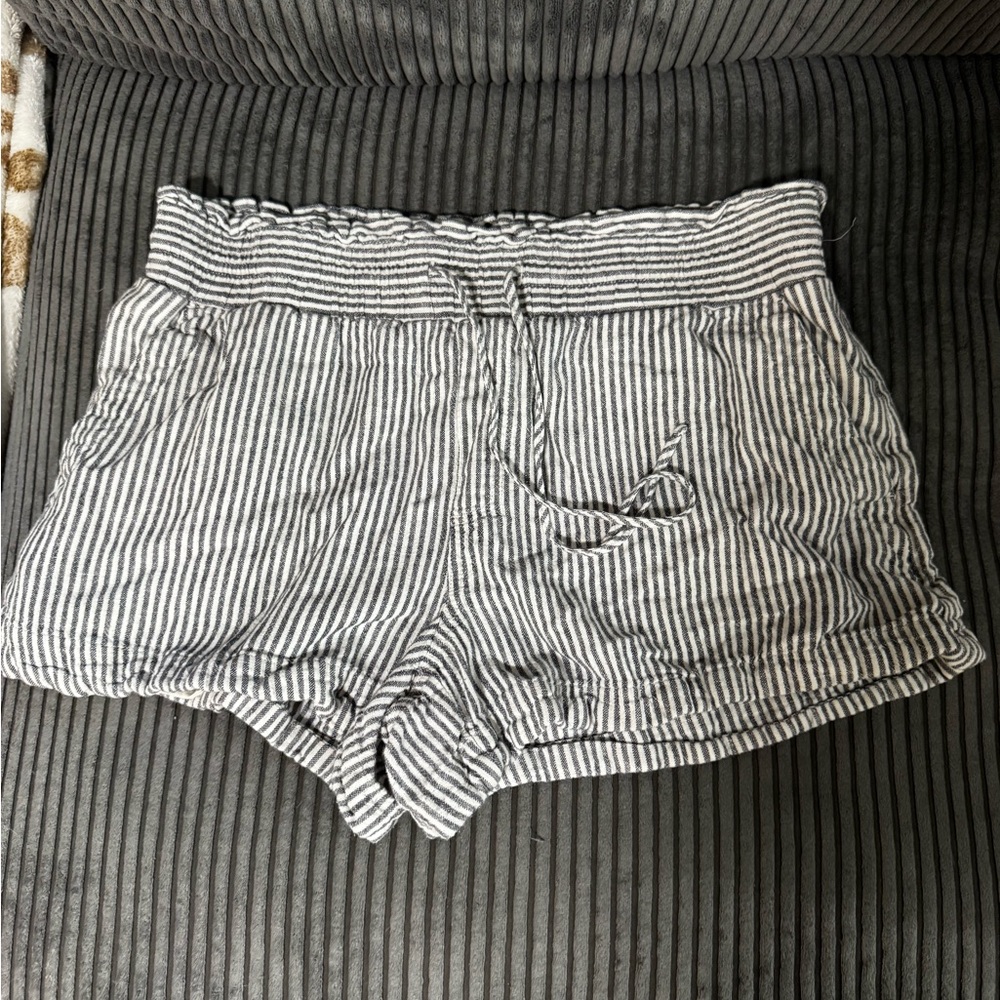 a new day Striped High Waist Shorts